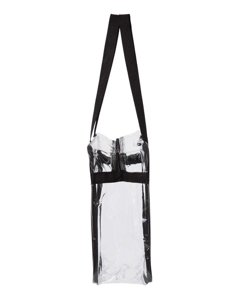 Transparent Zippered Tote Bag